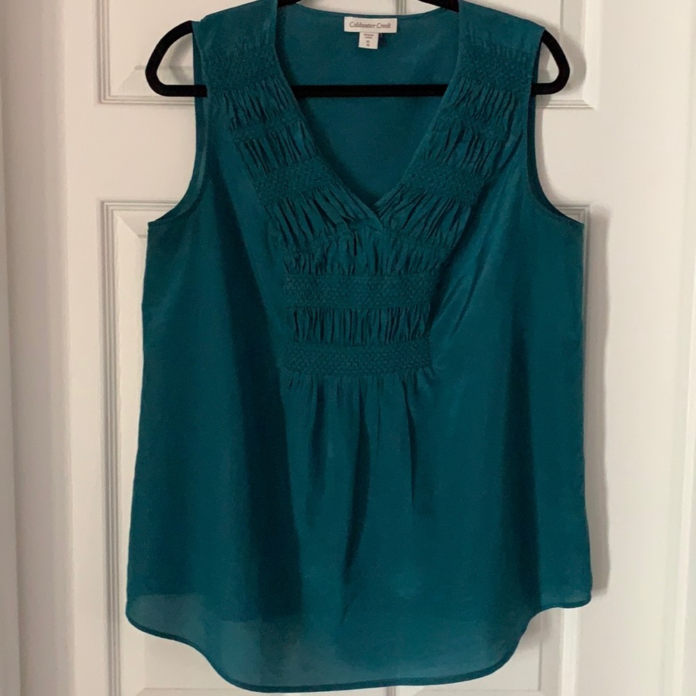 Coldwater Creek Teal Tank